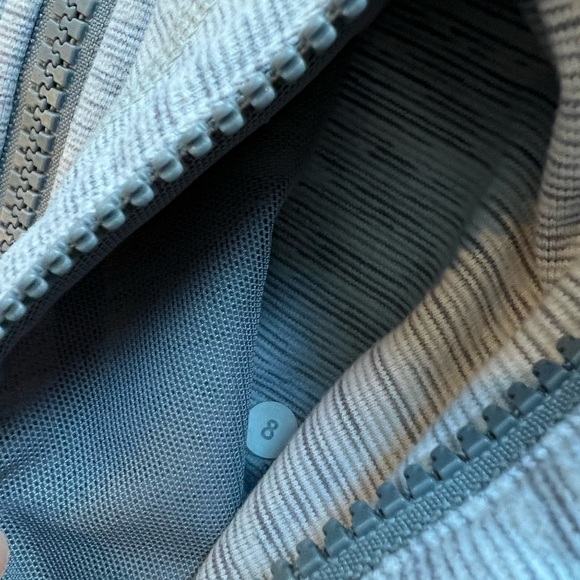 Lululemon define zip up jacket size 8 heathered gray - Picture 4 of 4